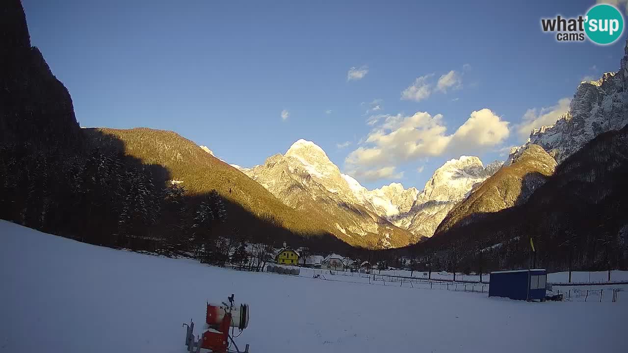 Cámara web en vivo Estación de esquí Log pod Mangartom – Bovec – Eslovenia