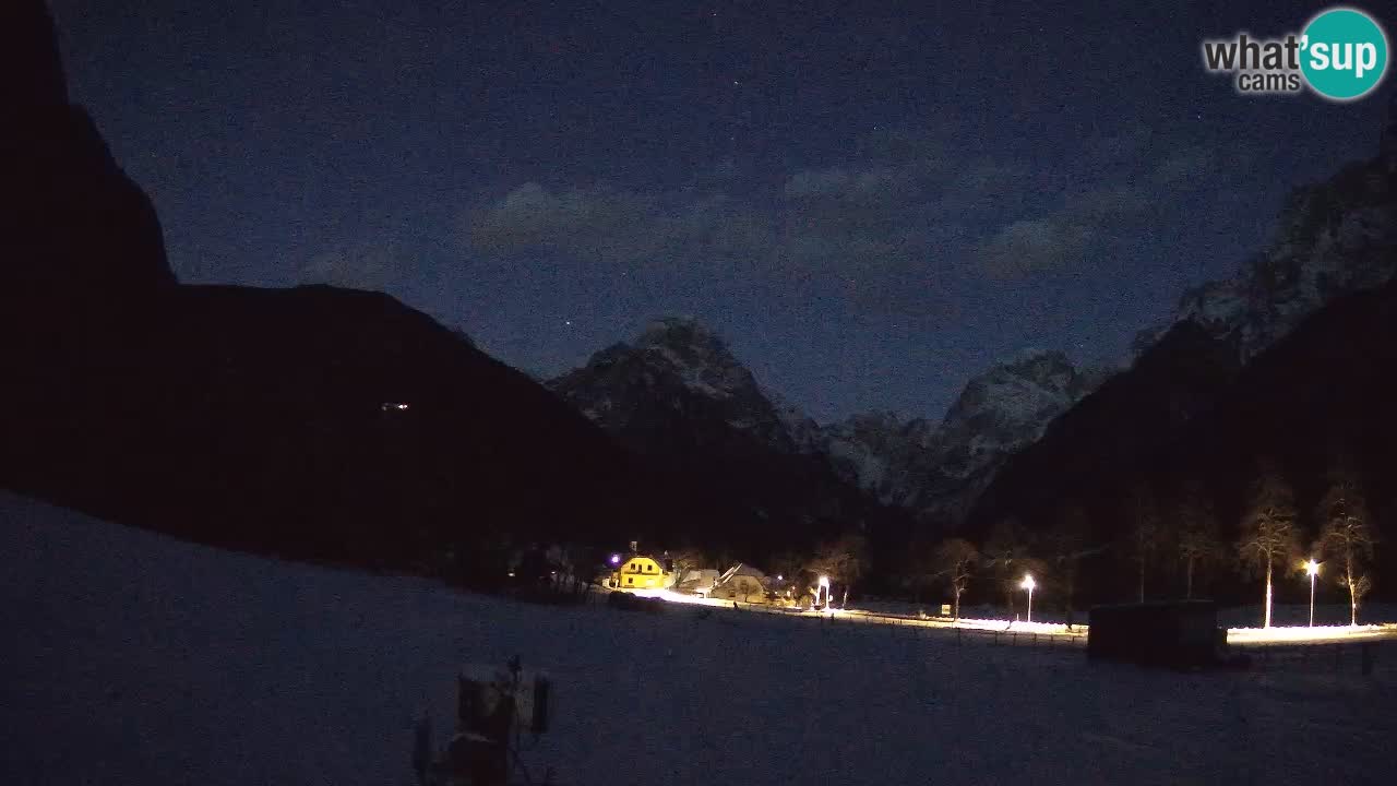 Cámara web en vivo Estación de esquí Log pod Mangartom – Bovec – Eslovenia