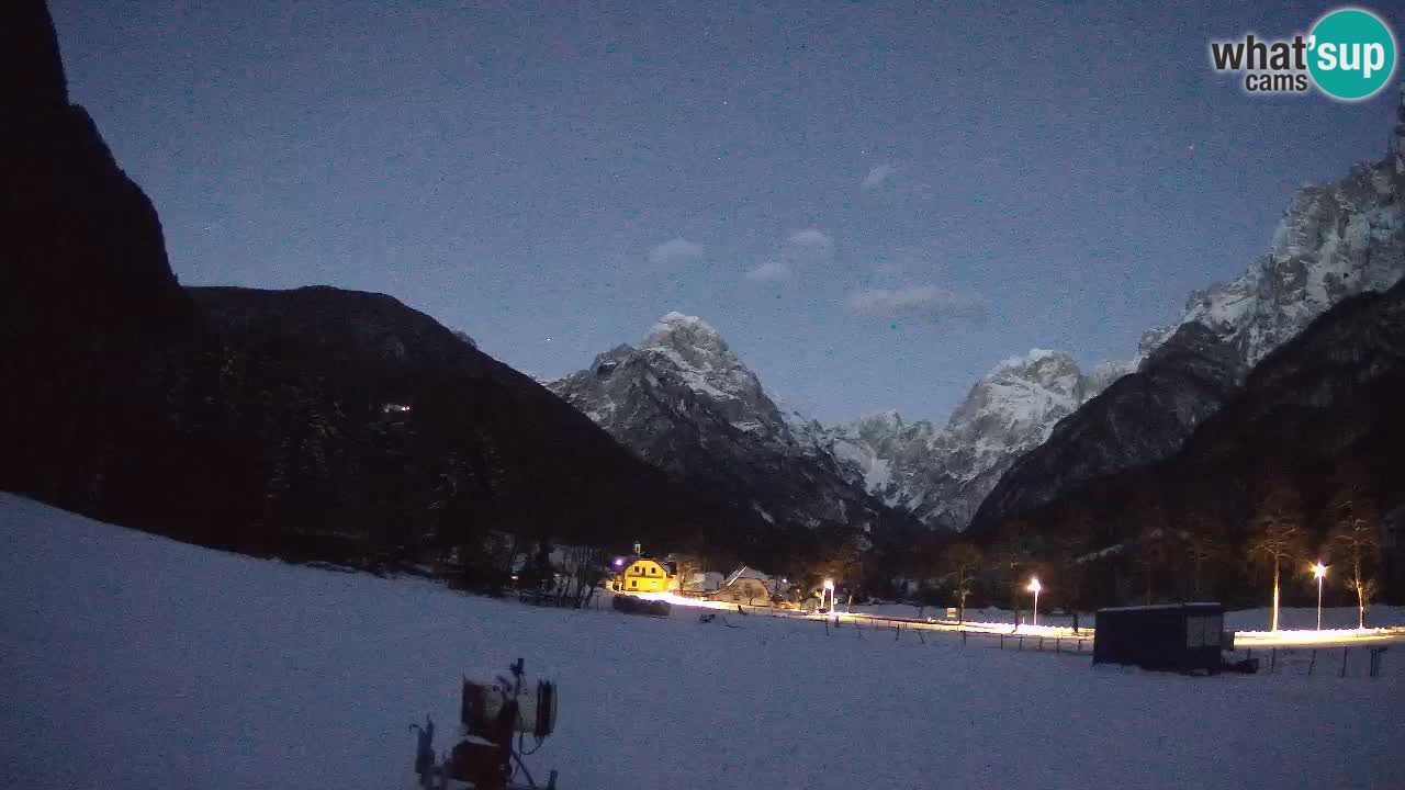 Cámara web en vivo Estación de esquí Log pod Mangartom – Bovec – Eslovenia