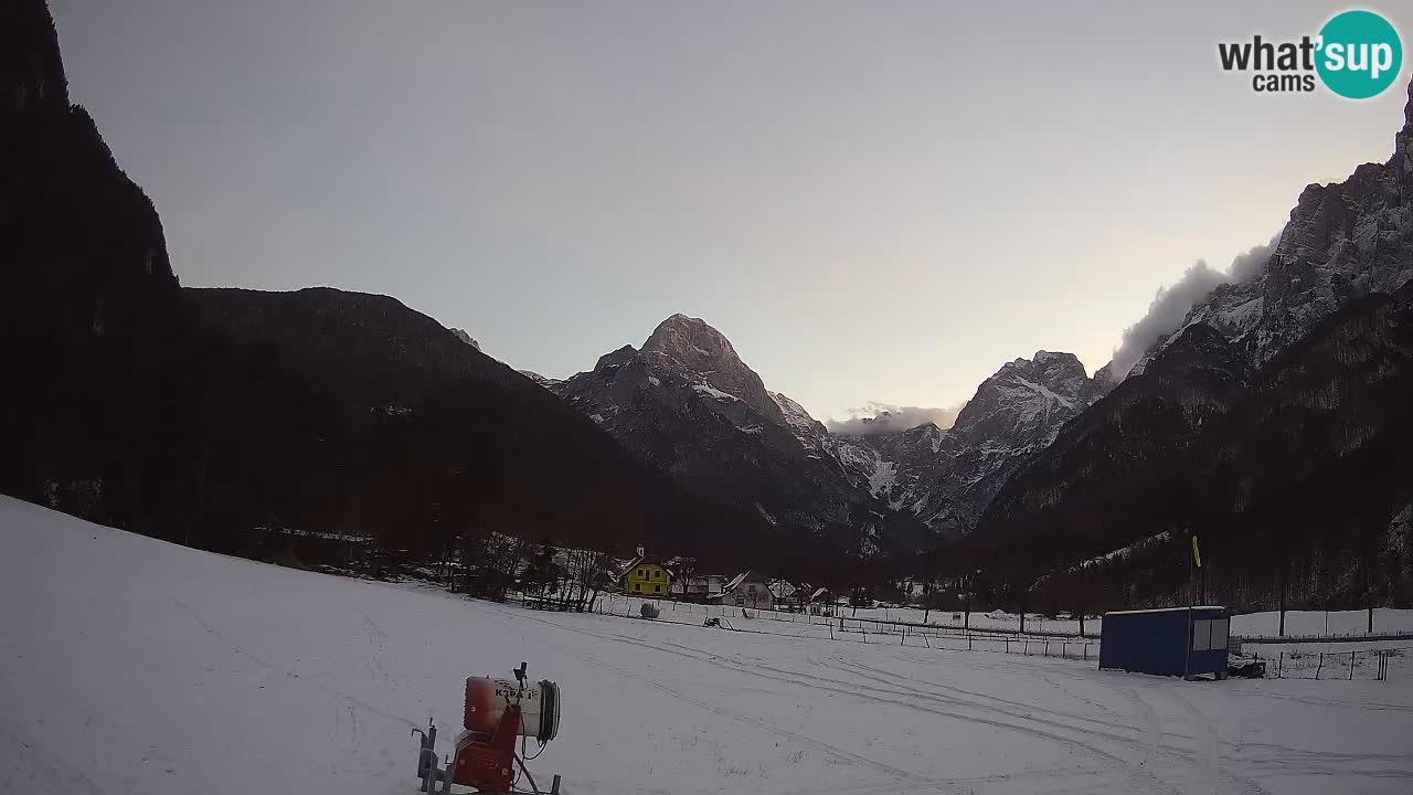 Cámara web en vivo Estación de esquí Log pod Mangartom – Bovec – Eslovenia