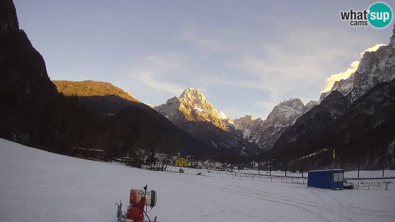 Cámara web en vivo Estación de esquí Log pod Mangartom – Bovec – Eslovenia