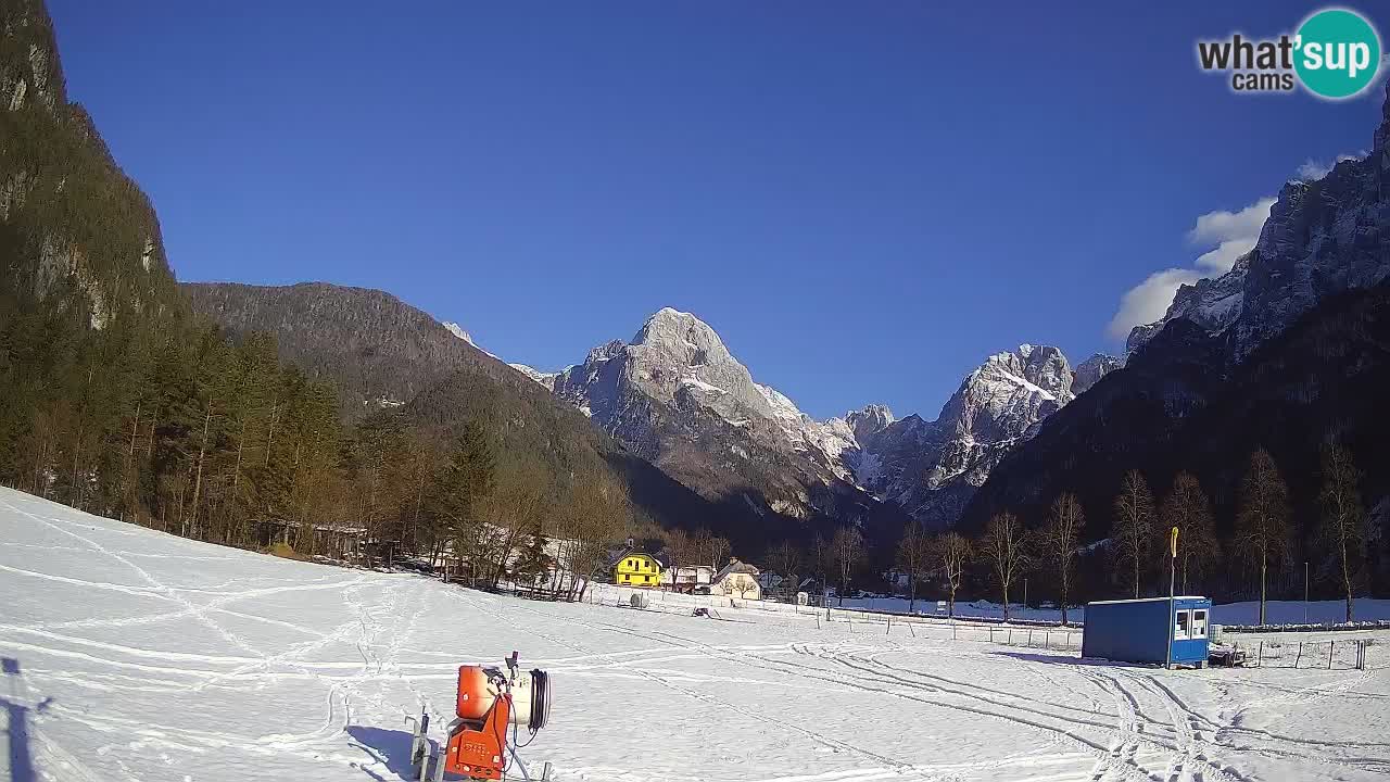 Spletna kamera Smučišče Log pod Mangartom – Bovec