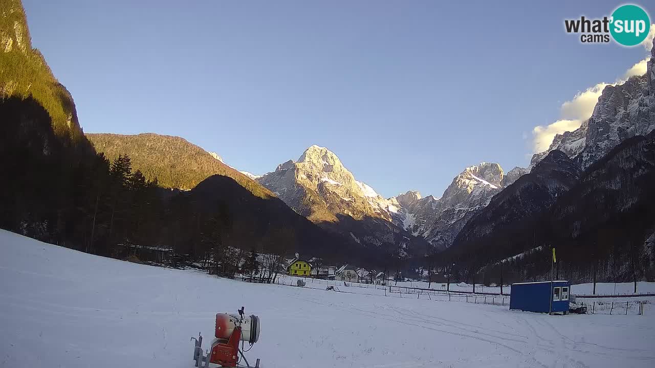 Spletna kamera Smučišče Log pod Mangartom – Bovec