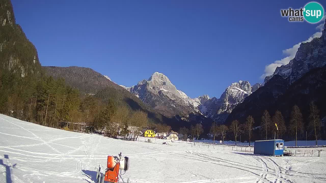 Spletna kamera Smučišče Log pod Mangartom – Bovec