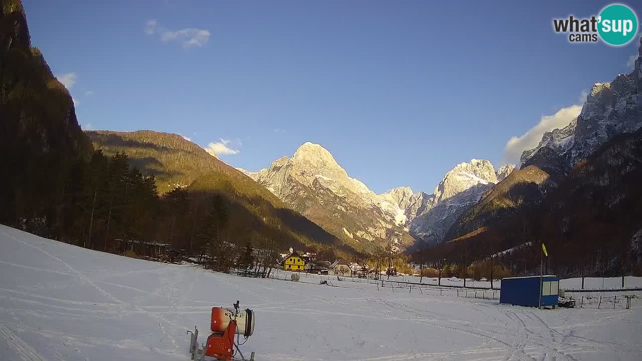 Spletna kamera Smučišče Log pod Mangartom – Bovec