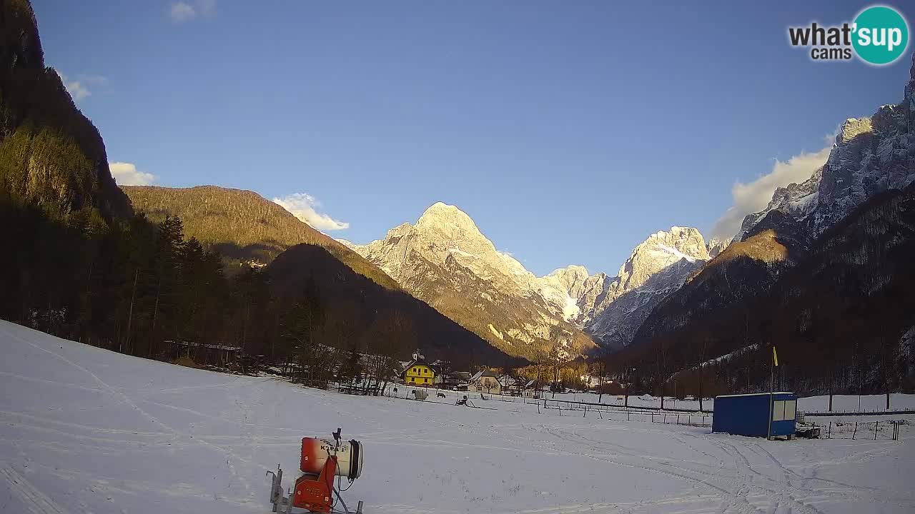 Cámara web en vivo Estación de esquí Log pod Mangartom – Bovec – Eslovenia