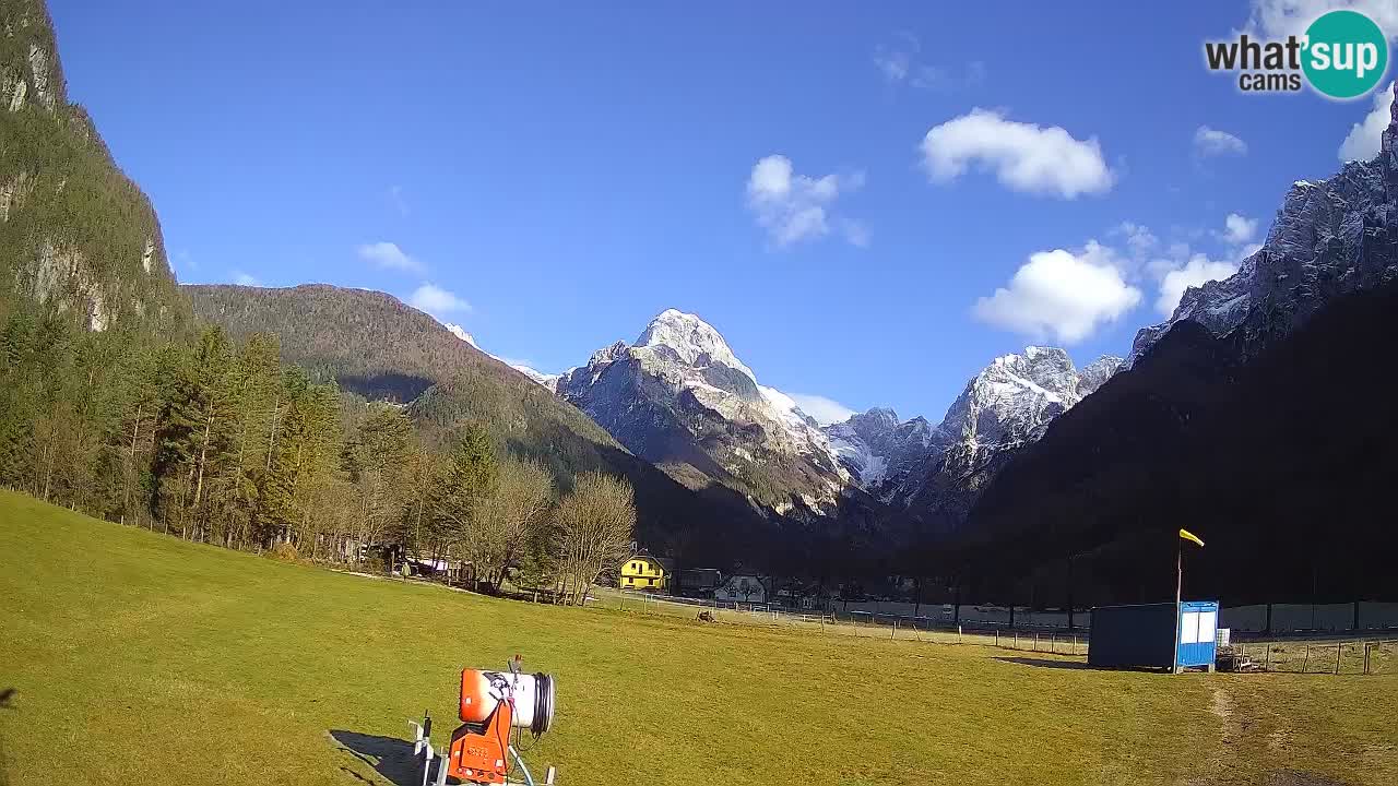 Cámara web en vivo Estación de esquí Log pod Mangartom – Bovec – Eslovenia