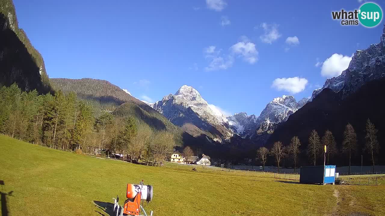 Cámara web en vivo Estación de esquí Log pod Mangartom – Bovec – Eslovenia