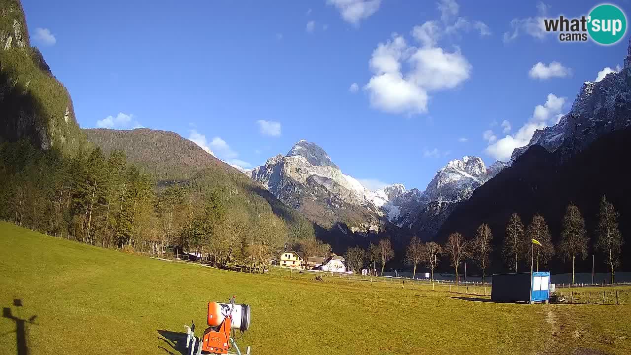 Cámara web en vivo Estación de esquí Log pod Mangartom – Bovec – Eslovenia