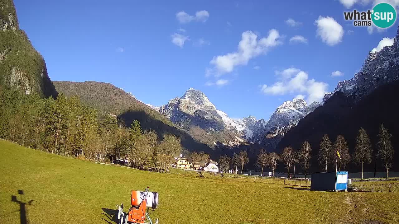 Cámara web en vivo Estación de esquí Log pod Mangartom – Bovec – Eslovenia