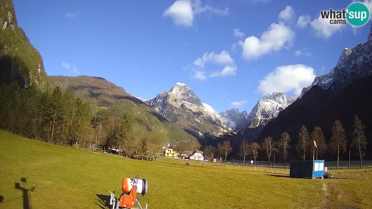 Cámara web en vivo Estación de esquí Log pod Mangartom – Bovec – Eslovenia