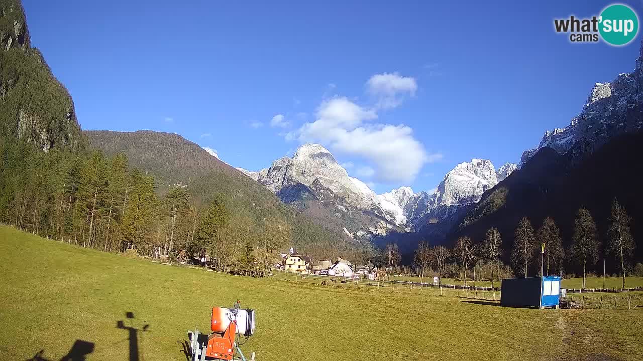 Cámara web en vivo Estación de esquí Log pod Mangartom – Bovec – Eslovenia