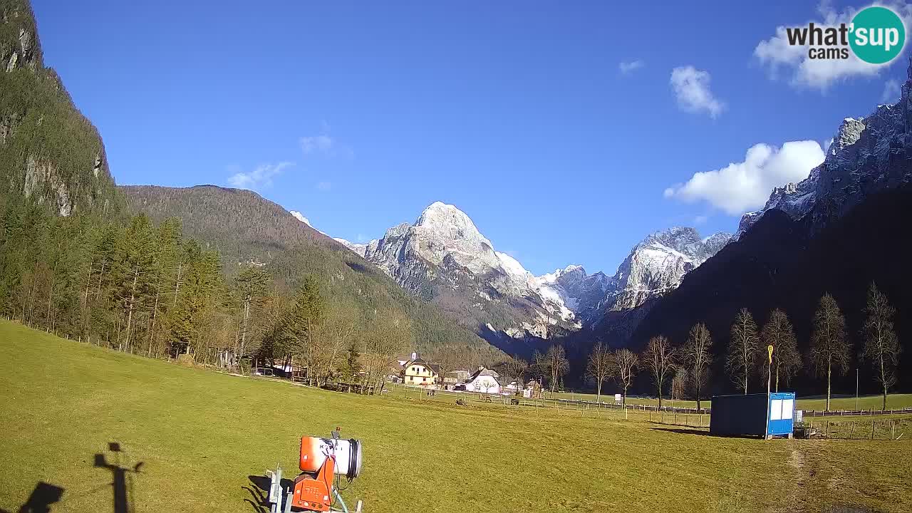 Cámara web en vivo Estación de esquí Log pod Mangartom – Bovec – Eslovenia