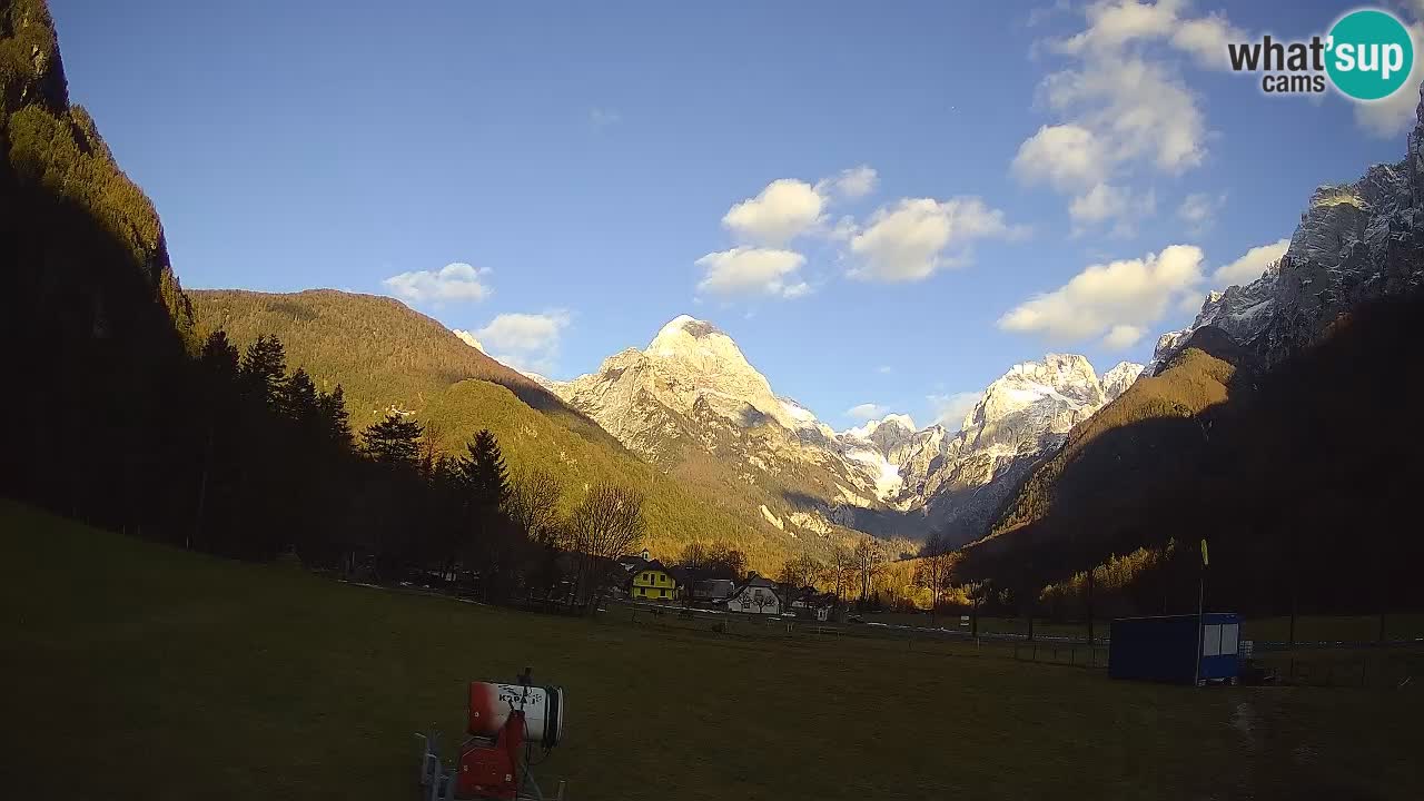 Cámara web en vivo Estación de esquí Log pod Mangartom – Bovec – Eslovenia