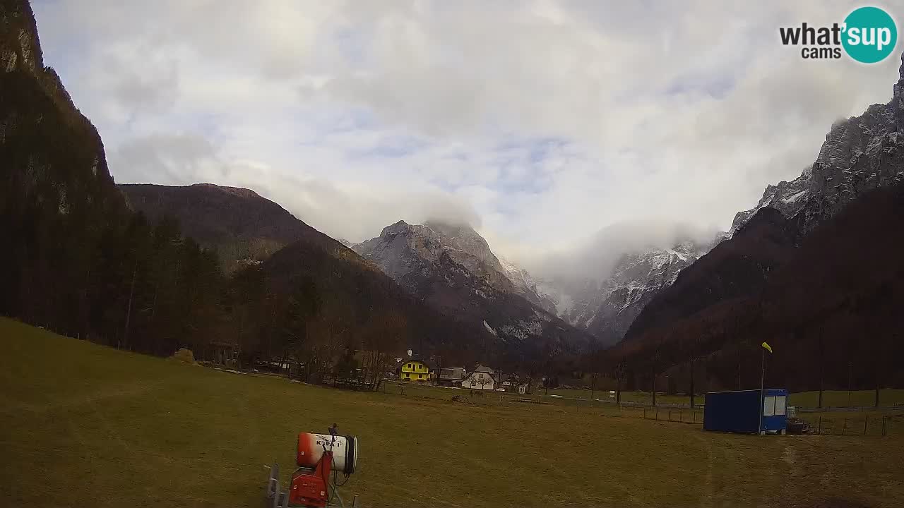 Cámara web en vivo Estación de esquí Log pod Mangartom – Bovec – Eslovenia