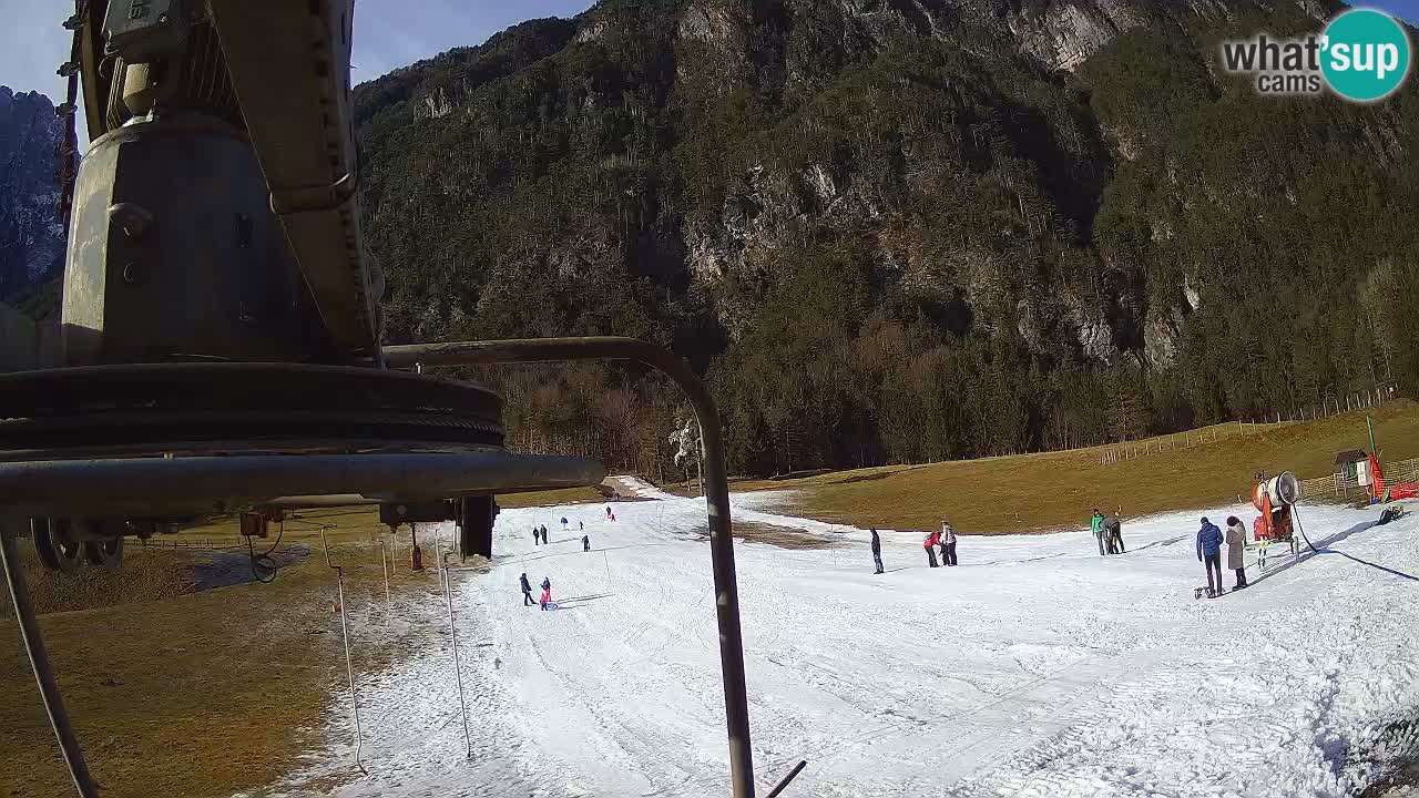 Live webcam Ski resort Log pod Mangartom – Bovec – Slovenia