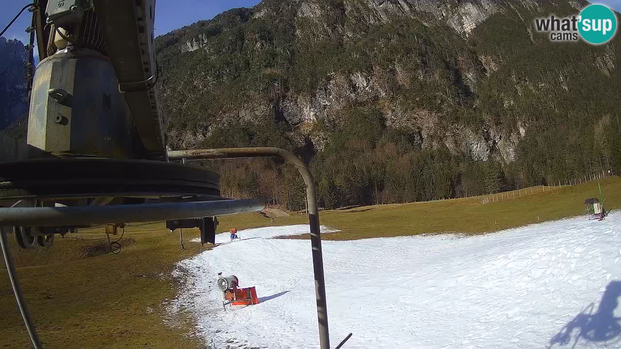 Cámara web en vivo Estación de esquí Log pod Mangartom – Bovec – Eslovenia