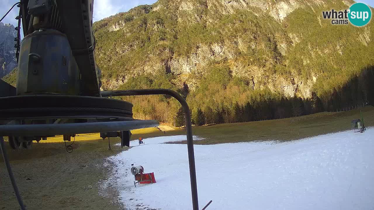 Cámara web en vivo Estación de esquí Log pod Mangartom – Bovec – Eslovenia