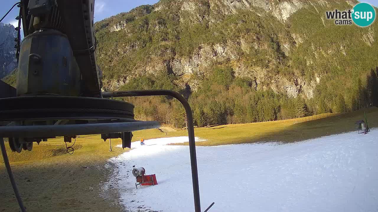 Cámara web en vivo Estación de esquí Log pod Mangartom – Bovec – Eslovenia