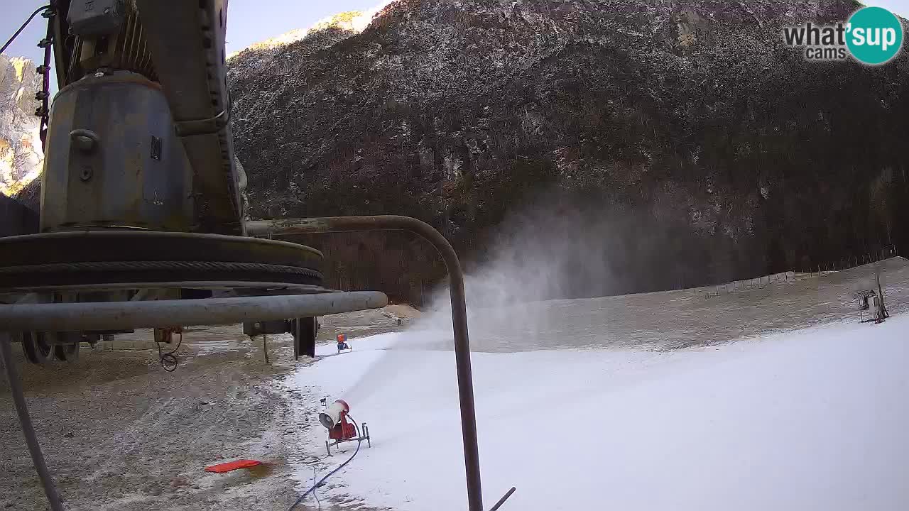 Cámara web en vivo Estación de esquí Log pod Mangartom – Bovec – Eslovenia