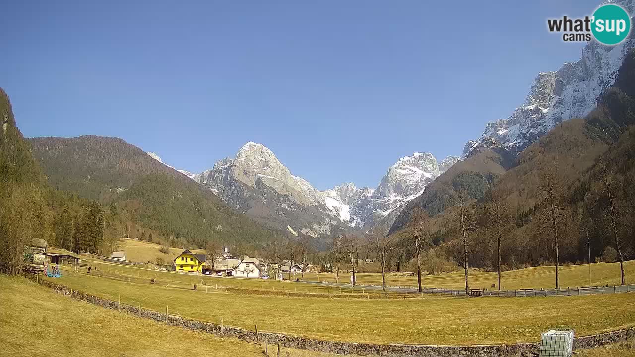 Cámara web en vivo Estación de esquí Log pod Mangartom – Bovec – Eslovenia