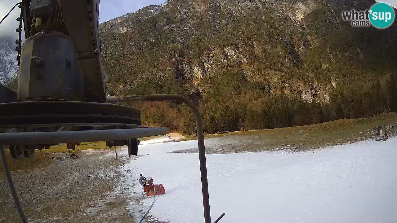 Spletna kamera Smučišče Log pod Mangartom – Bovec