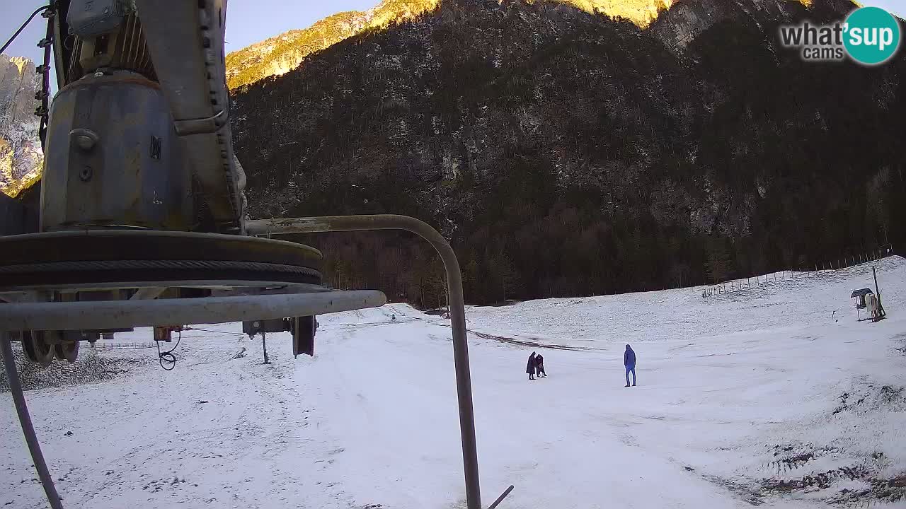 Cámara web en vivo Estación de esquí Log pod Mangartom – Bovec – Eslovenia