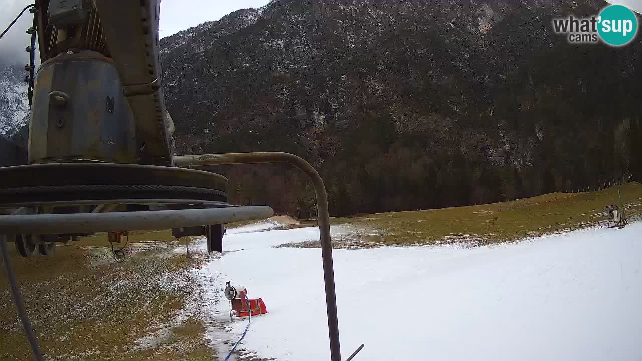 Cámara web en vivo Estación de esquí Log pod Mangartom – Bovec – Eslovenia