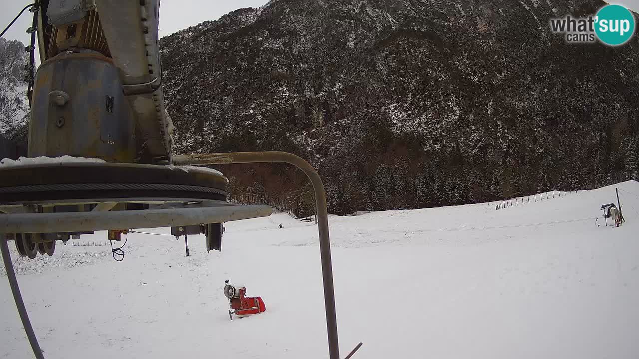 Spletna kamera Smučišče Log pod Mangartom – Bovec