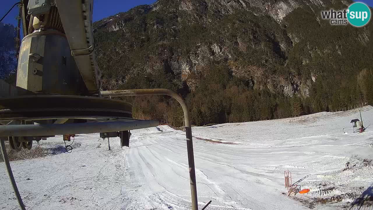 Cámara web en vivo Estación de esquí Log pod Mangartom – Bovec – Eslovenia