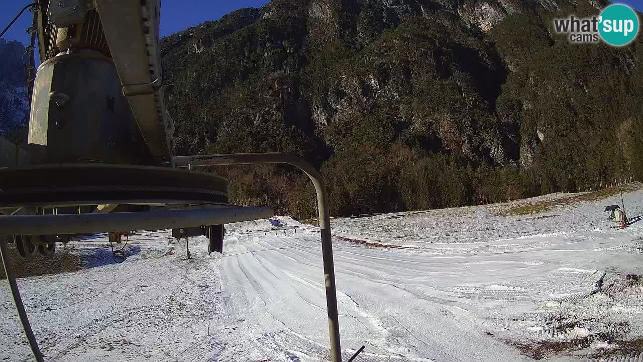 Spletna kamera Smučišče Log pod Mangartom – Bovec