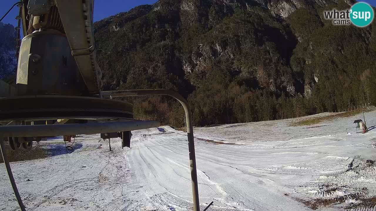 Cámara web en vivo Estación de esquí Log pod Mangartom – Bovec – Eslovenia