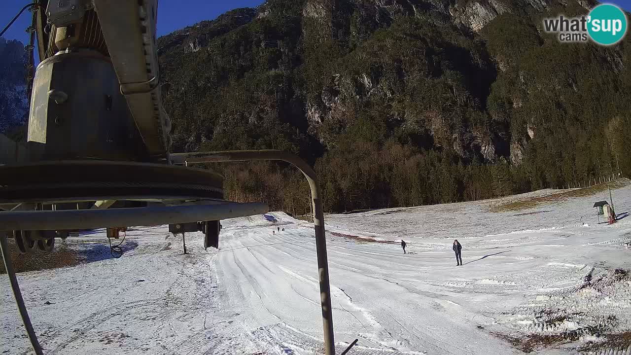 Spletna kamera Smučišče Log pod Mangartom – Bovec