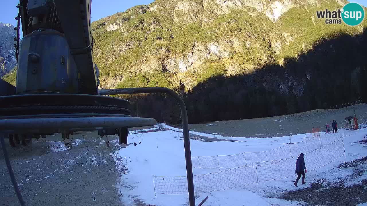 Spletna kamera Smučišče Log pod Mangartom – Bovec