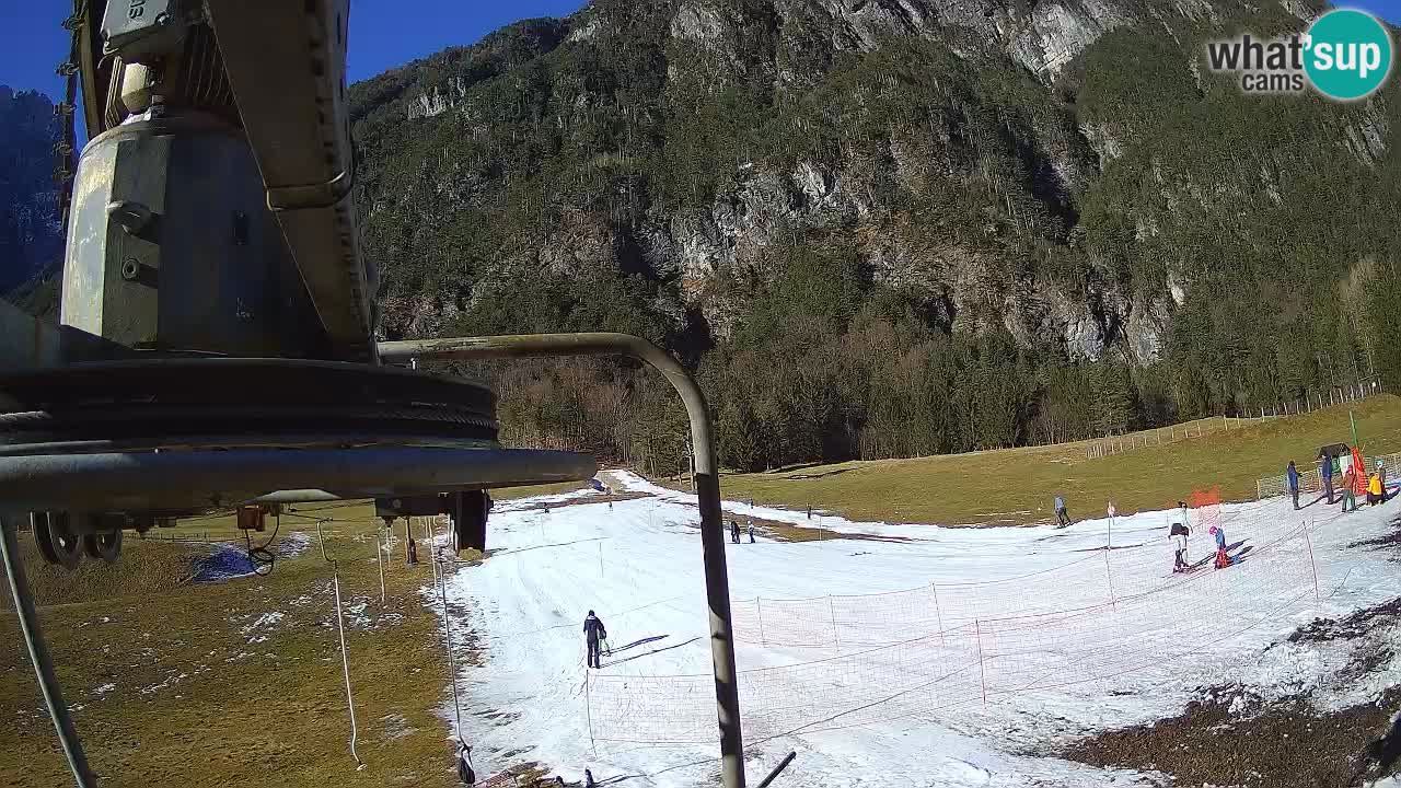 Live webcam Ski resort Log pod Mangartom – Bovec – Slovenia