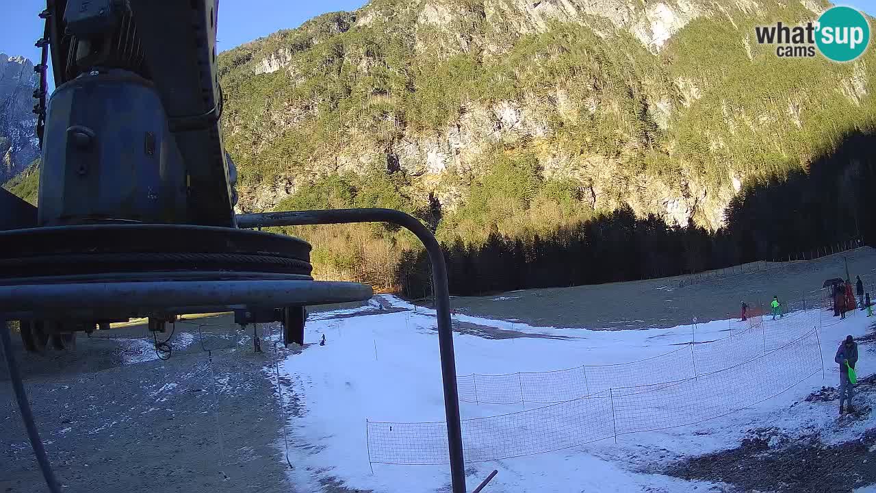 Spletna kamera Smučišče Log pod Mangartom – Bovec