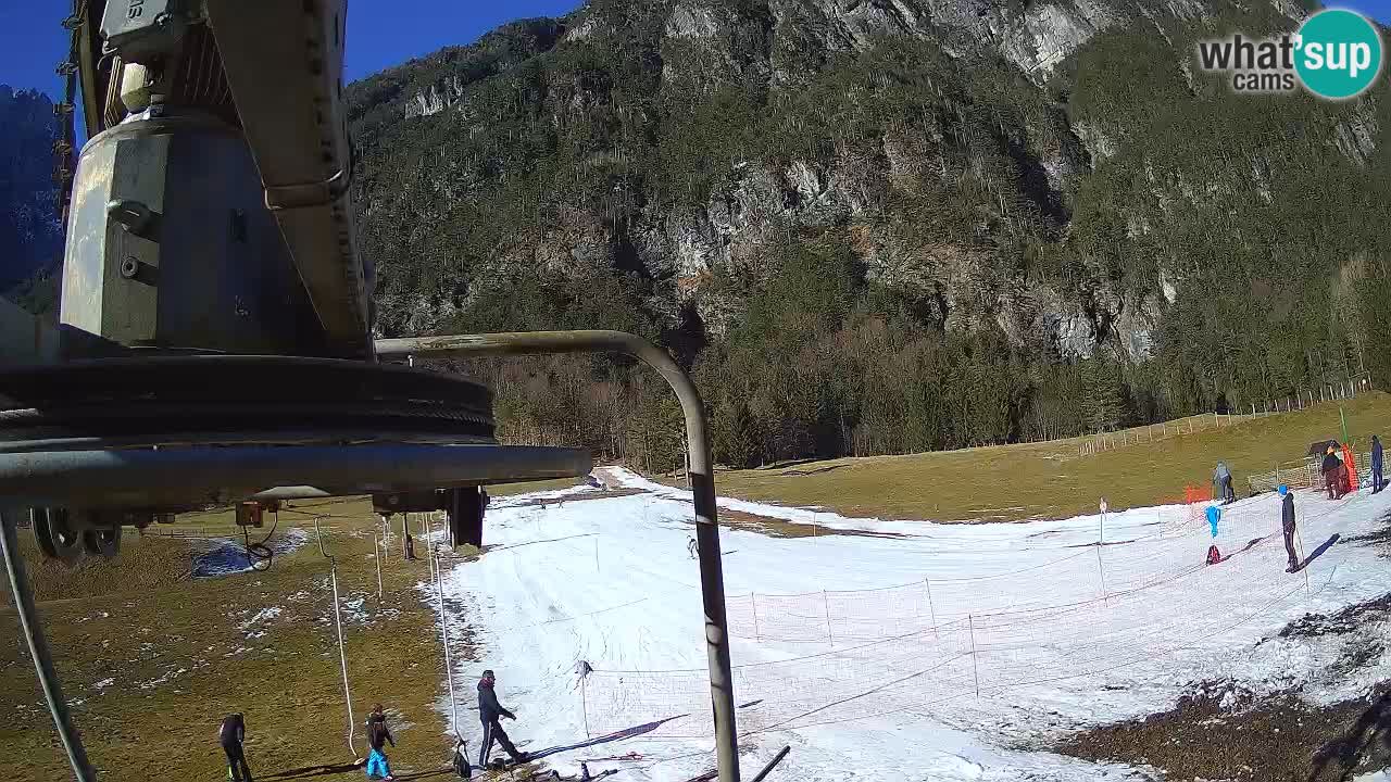 Cámara web en vivo Estación de esquí Log pod Mangartom – Bovec – Eslovenia