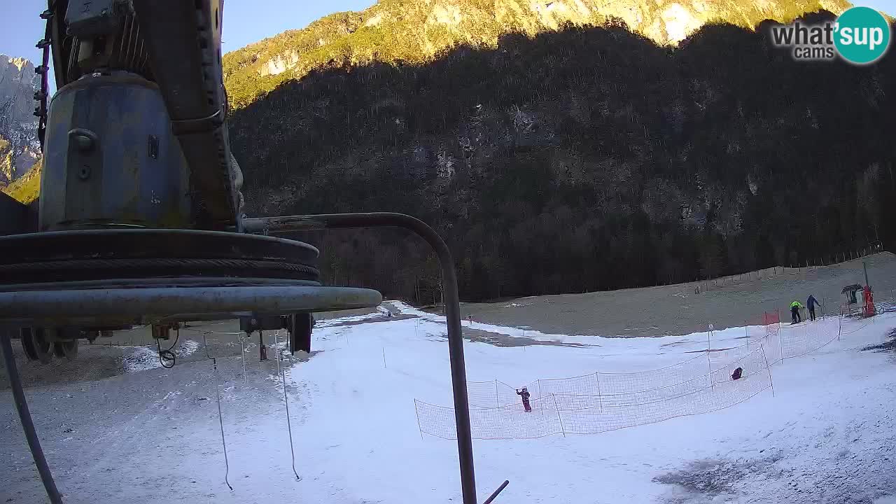 Live webcam Stazione sciistica Log pod Mangartom – Bovec – Slovenia