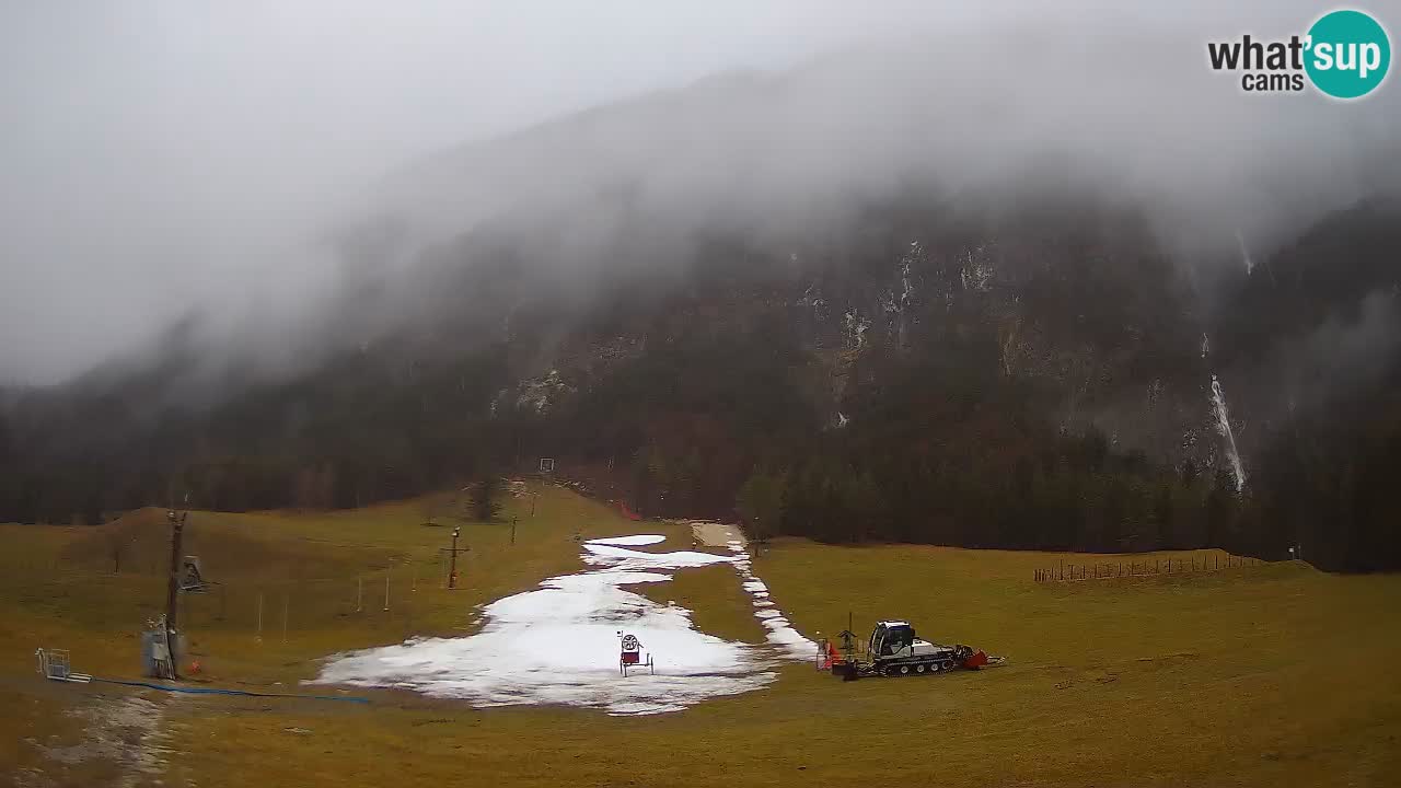 Spletna kamera Smučišče Log pod Mangartom – Bovec