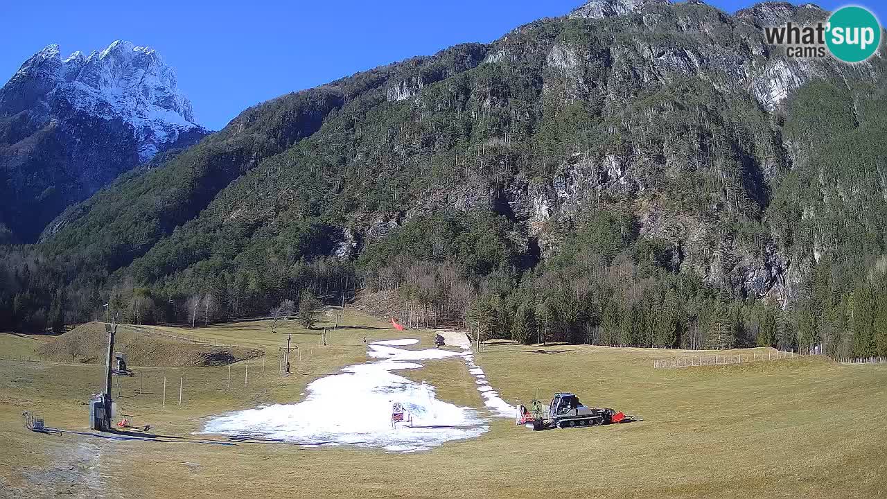 Cámara web en vivo Estación de esquí Log pod Mangartom – Bovec – Eslovenia