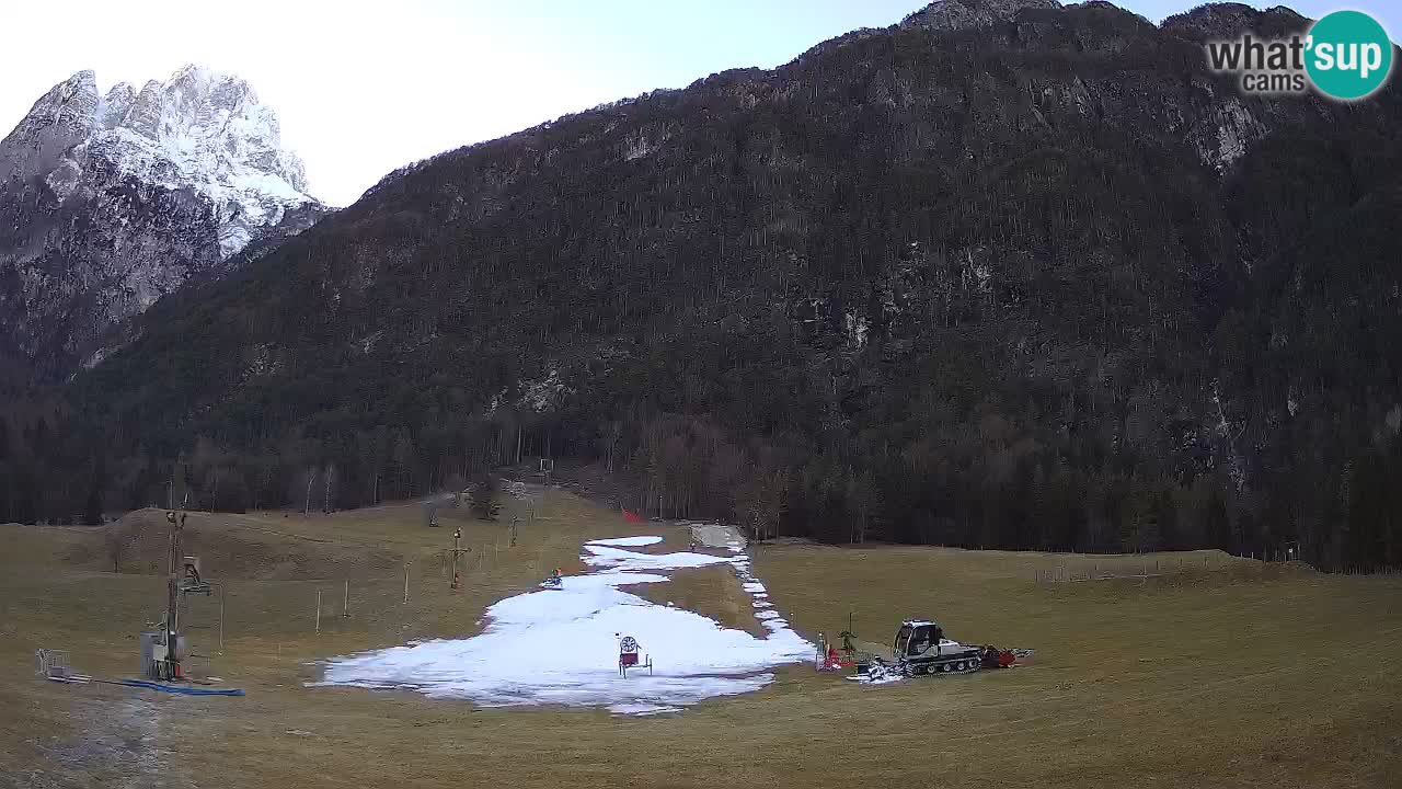 Cámara web en vivo Estación de esquí Log pod Mangartom – Bovec – Eslovenia