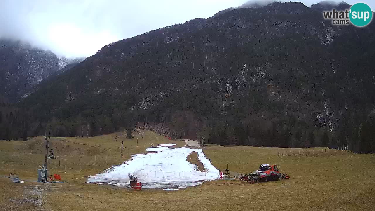 Cámara web en vivo Estación de esquí Log pod Mangartom – Bovec – Eslovenia