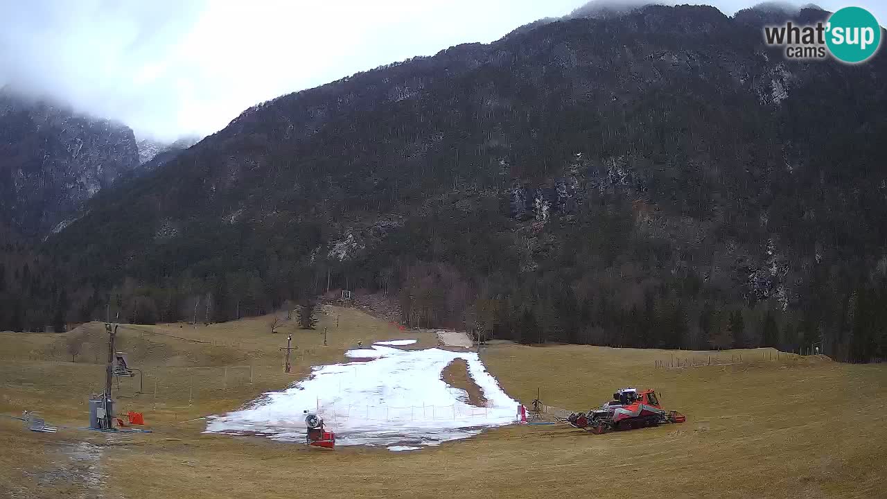 Cámara web en vivo Estación de esquí Log pod Mangartom – Bovec – Eslovenia