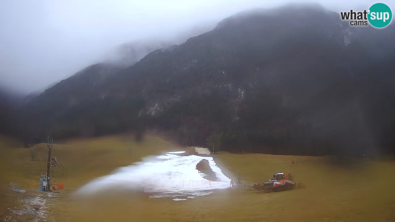 Cámara web en vivo Estación de esquí Log pod Mangartom – Bovec – Eslovenia