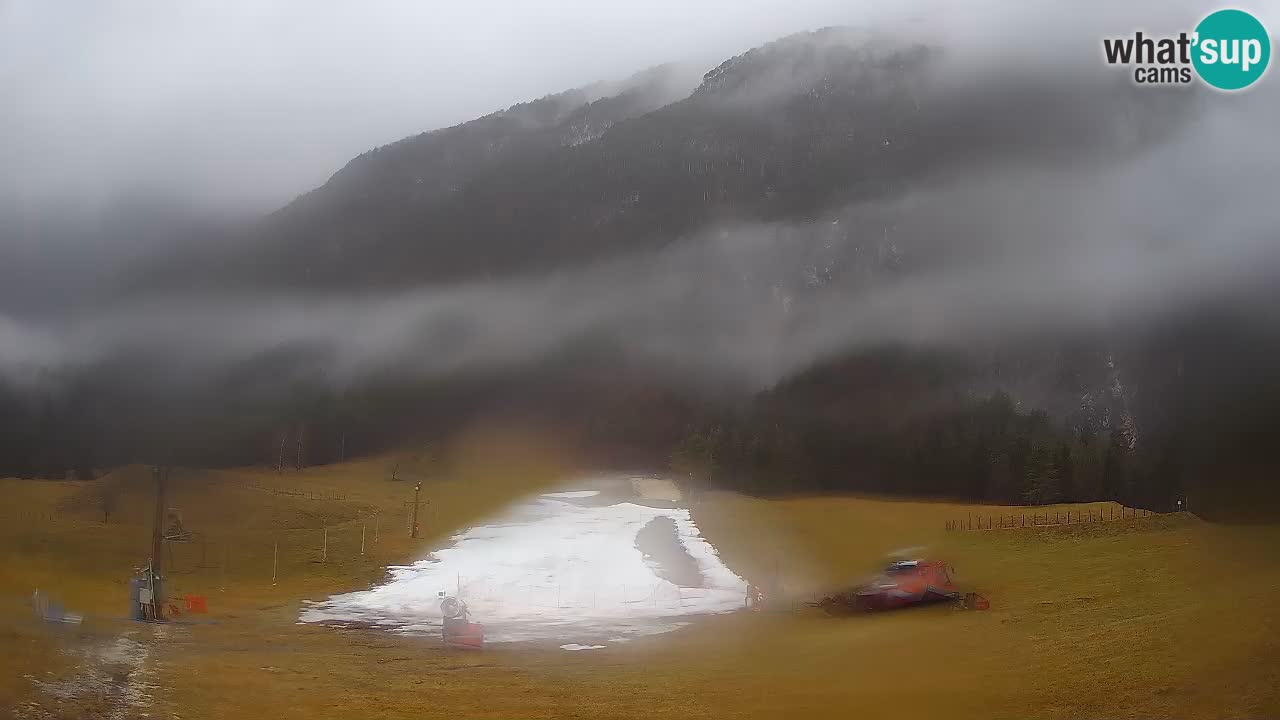 Cámara web en vivo Estación de esquí Log pod Mangartom – Bovec – Eslovenia