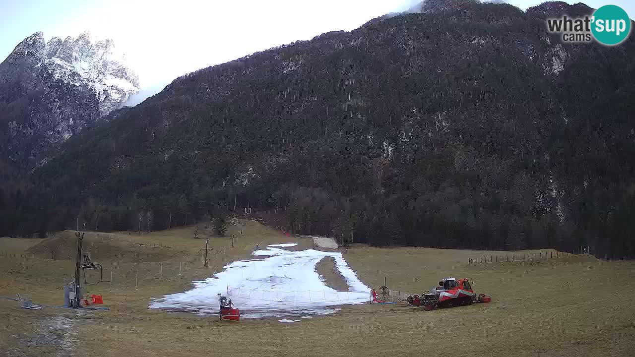 Spletna kamera Smučišče Log pod Mangartom – Bovec