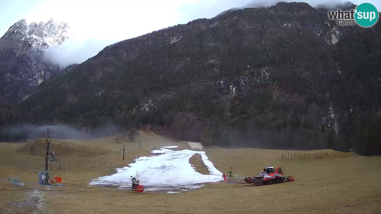 Spletna kamera Smučišče Log pod Mangartom – Bovec