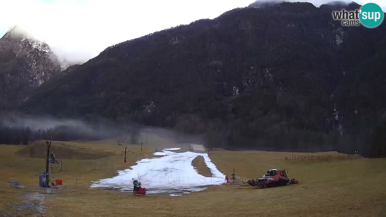 Spletna kamera Smučišče Log pod Mangartom – Bovec