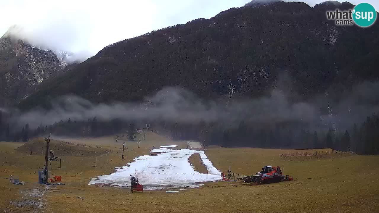 Cámara web en vivo Estación de esquí Log pod Mangartom – Bovec – Eslovenia