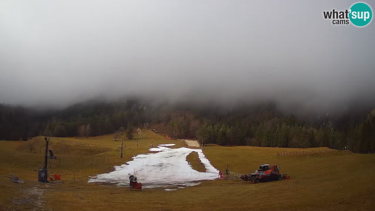 Spletna kamera Smučišče Log pod Mangartom – Bovec